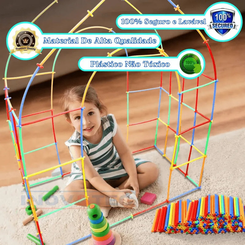 Brinquedo Infantil De Construção Criativa MAGIC MUNDO - Infinitas Possibilidades Divertidas [PROMOÇÃO DE LANÇAMENTO]
