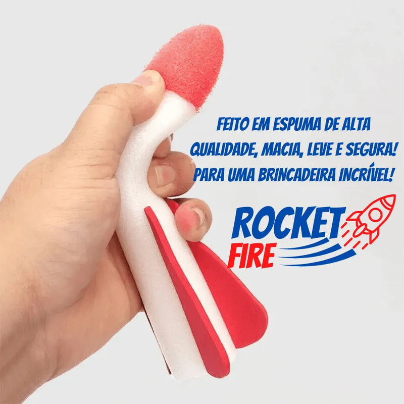 Brinquedo Lançador de Foguete Rocket Fire - Diversão Sem Limites Ao Ar Livre